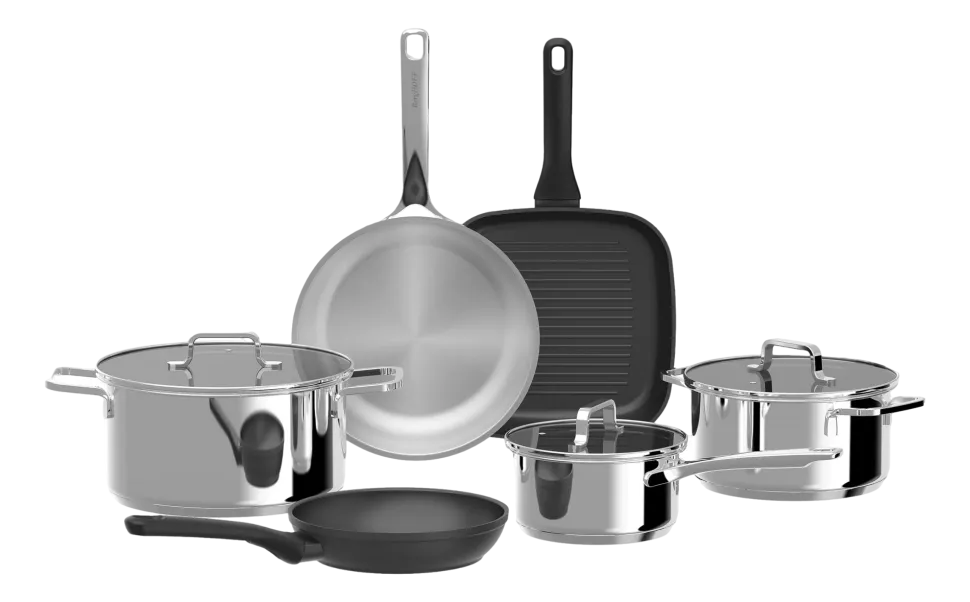 Pannenset BergHOFF DiNA Line (9-delig)
