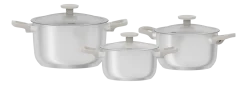 Pannenset BergHOFF LEO Bolt Oyster (6-Delig)