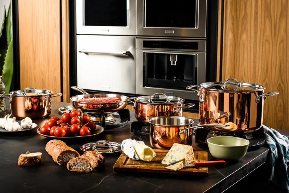 Ducq Pannenset Copper (5-Delig) Sale