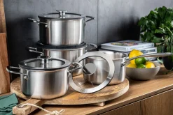 Ducq Pannenset Stainless-Steel (4-Delig) Online