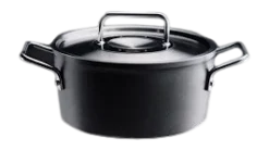 Pannenset Fissler Adamant Pannenset met RVS Deksel Zwart (3-delig)
