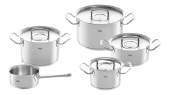Pannenset Fissler Original Profi Collection Met RVS Deksels (5-Delig)