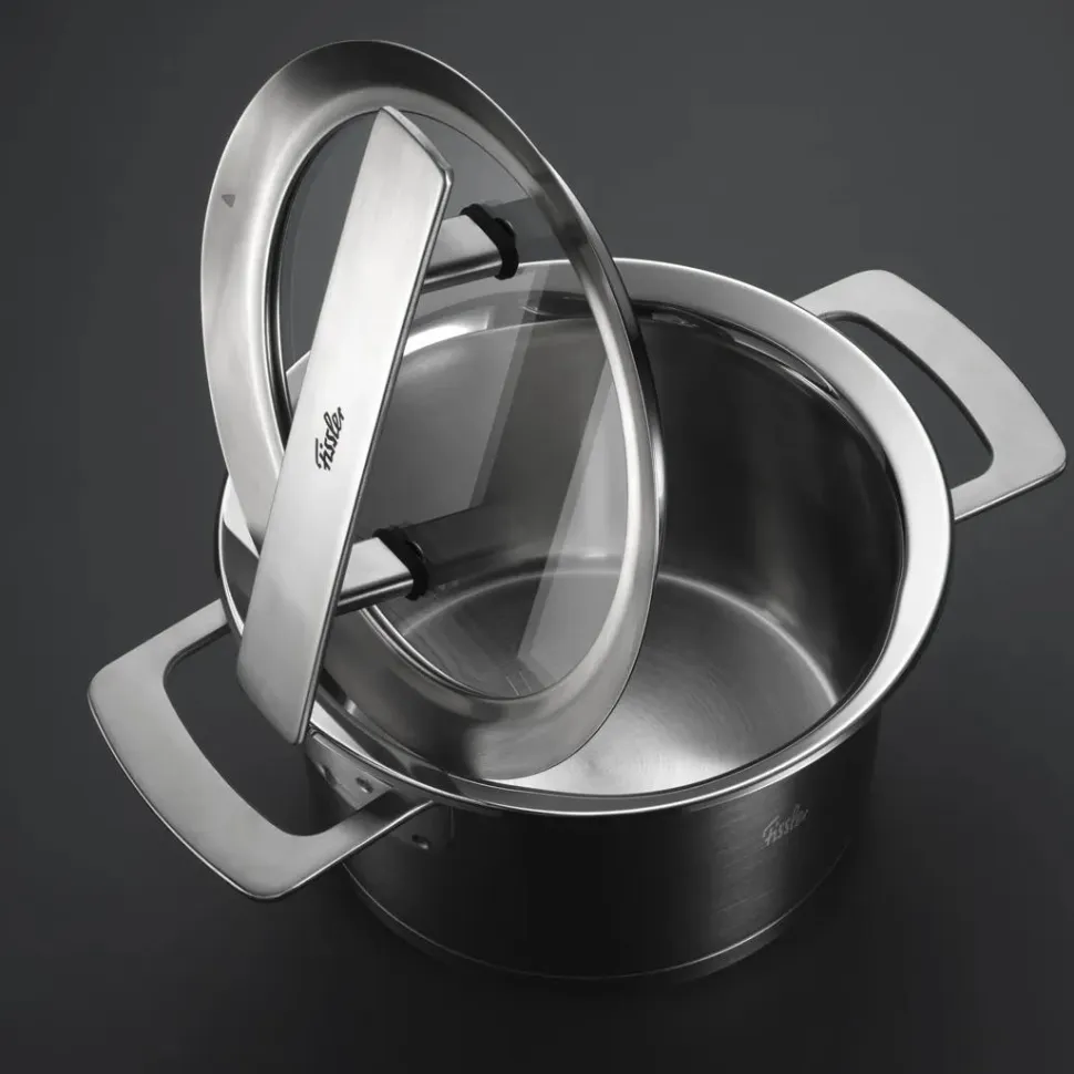 Pannenset Fissler Phi Collection met Glasdeksels (5-delig)