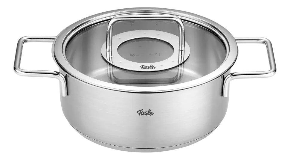 Pannenset Fissler Pure Collection met Glasdeksels (5-delig)