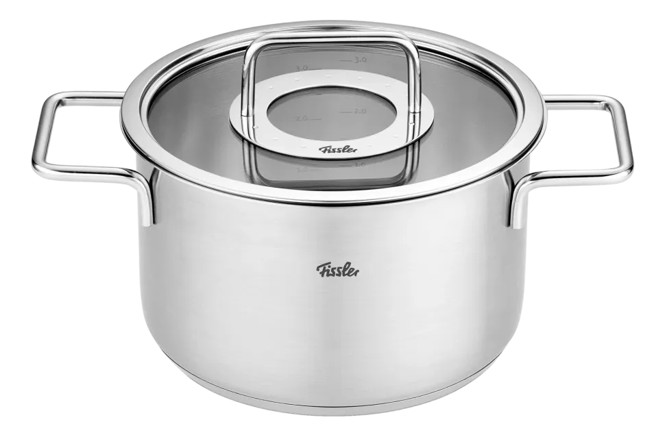 Pannenset Fissler Pure Collection met Glasdeksels (5-delig)