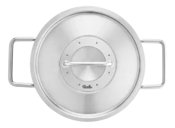 Pannenset Fissler Pure Collection Met RVS Deksels (4-Delig)