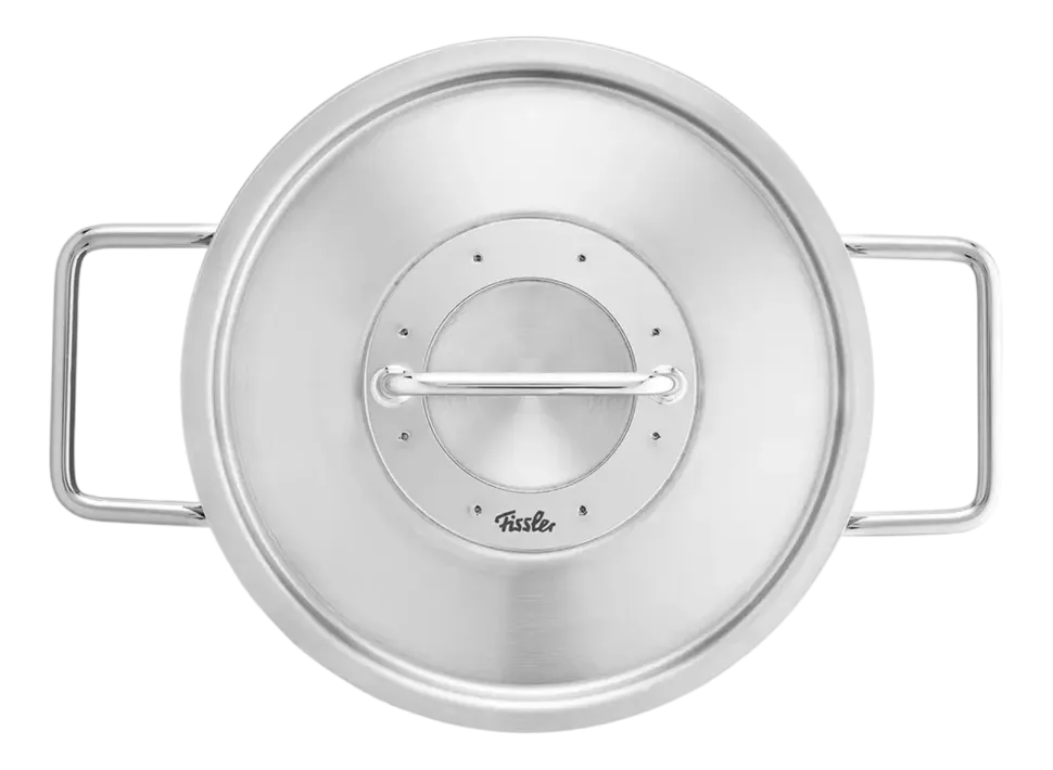 Pannenset Fissler Pure Collection Met RVS Deksels (4-Delig)