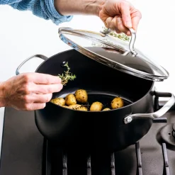 Pannenset Greenpan Copenhagen Met Keramische Antikleeflaag 16 cm, 18 cm & 20 cm (3-delig)