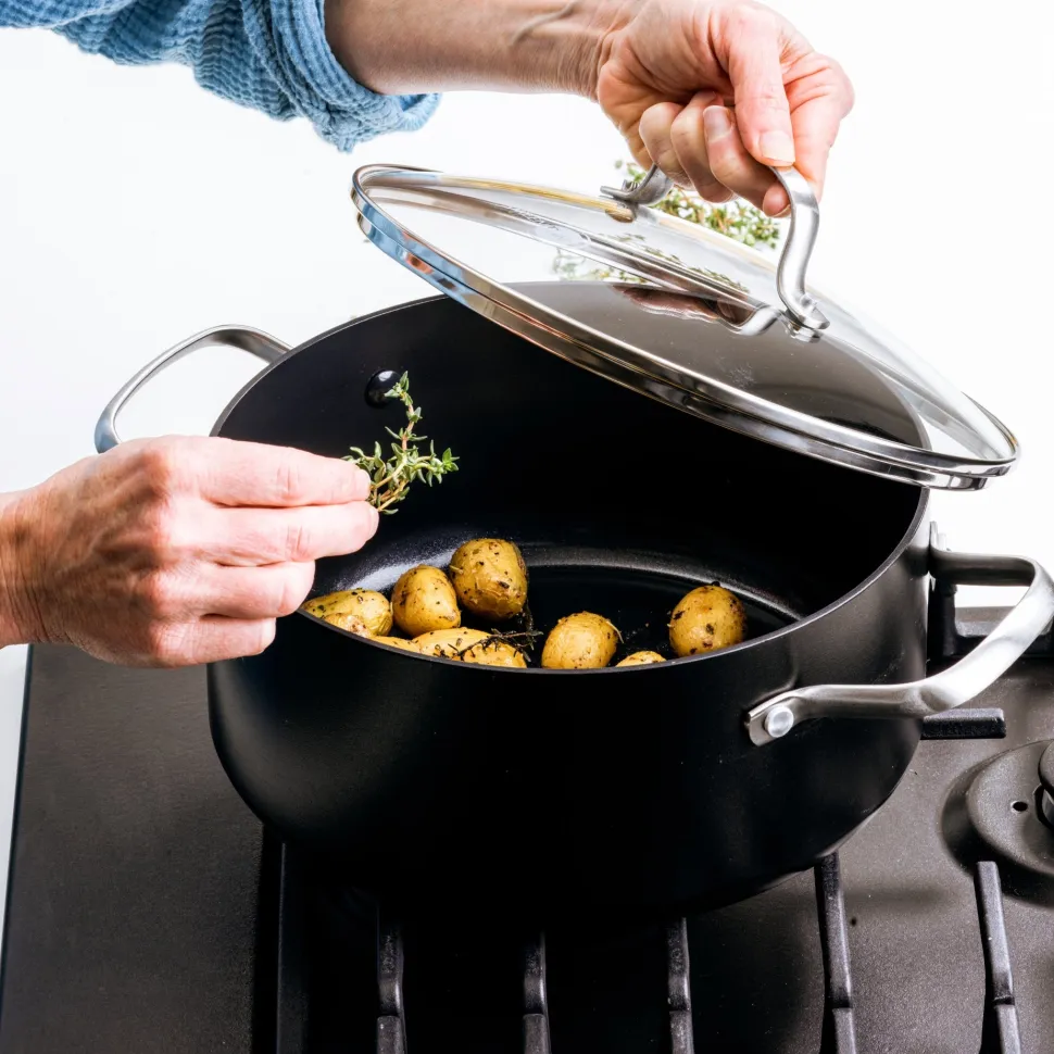 Pannenset Greenpan Copenhagen Met Keramische Antikleeflaag 16 cm, 18 cm & 20 cm (3-delig)