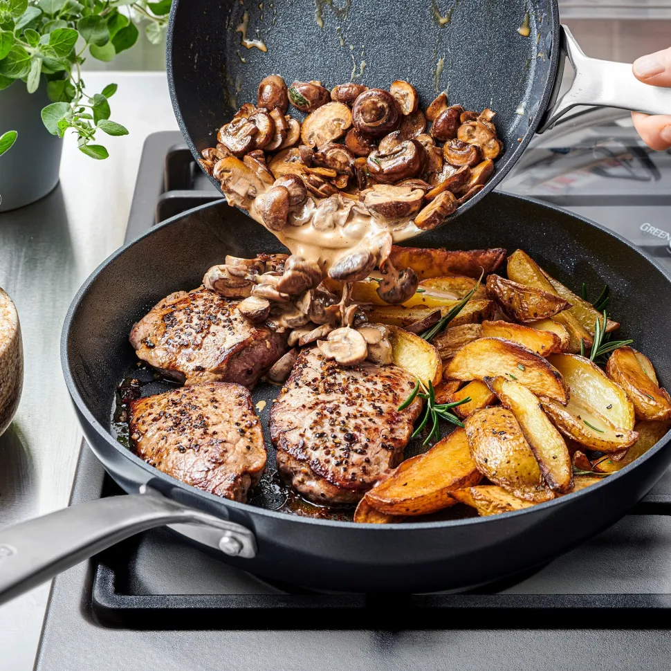 Pannenset Greenpan Copenhagen Met Keramische Antikleeflaag 20 cm & 28 cm (2-delig)
