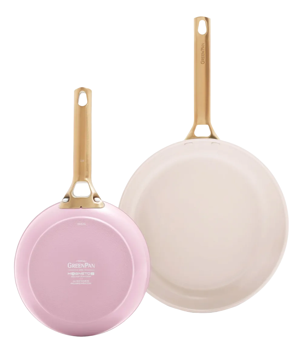 GreenPan Pannenset Padova Blush Pink Met Keramische Antikleeflaag Best