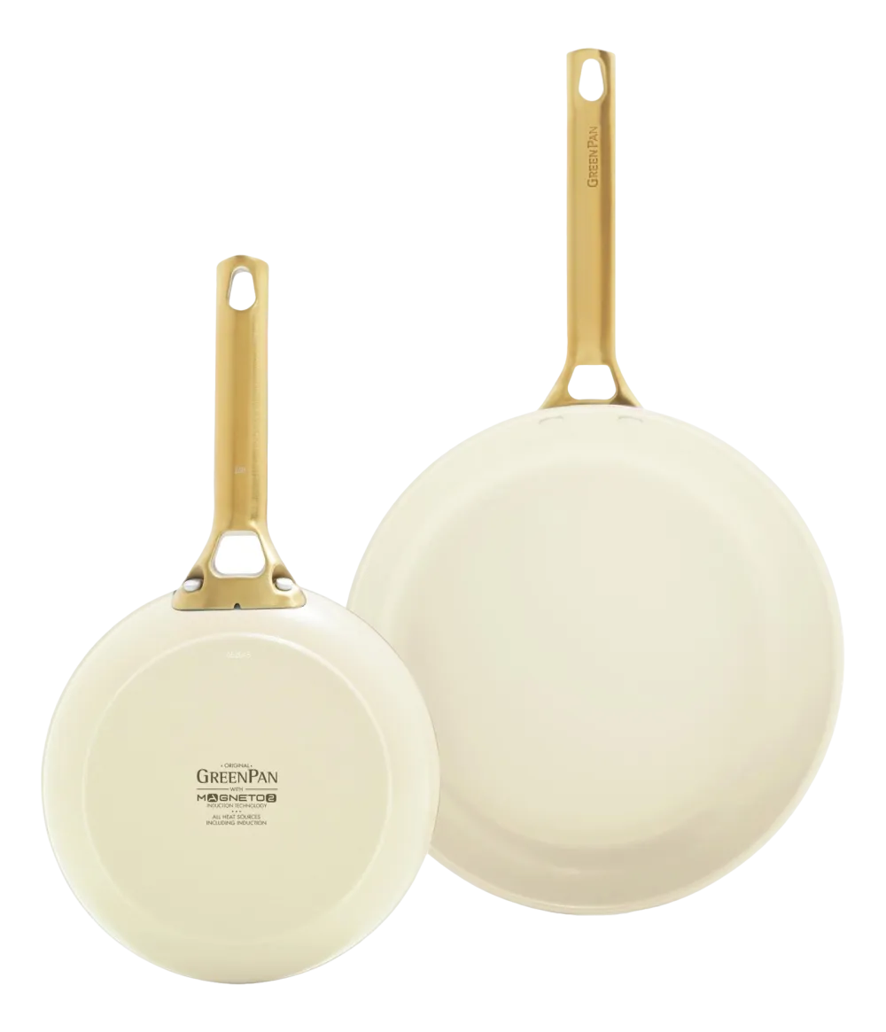 GreenPan Pannenset Padova Cream White Met Keramische Antikleeflaag Sale