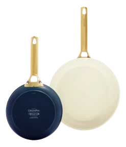 Pannenset Greenpan Padova Oxford Blue Met Keramische Antikleeflaag (2-delig)