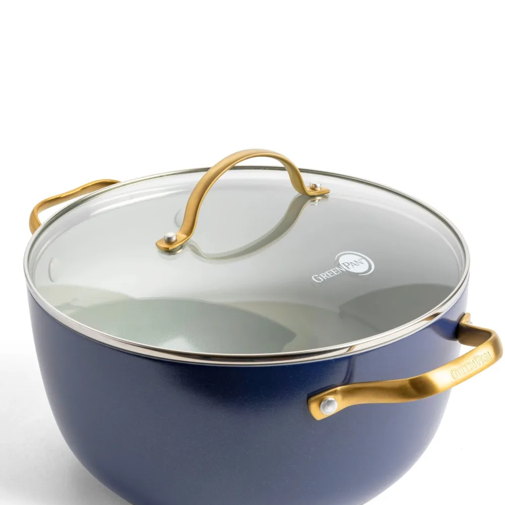 GreenPan Pannenset Padova Oxford Blue Met Keramische Antikleeflaag