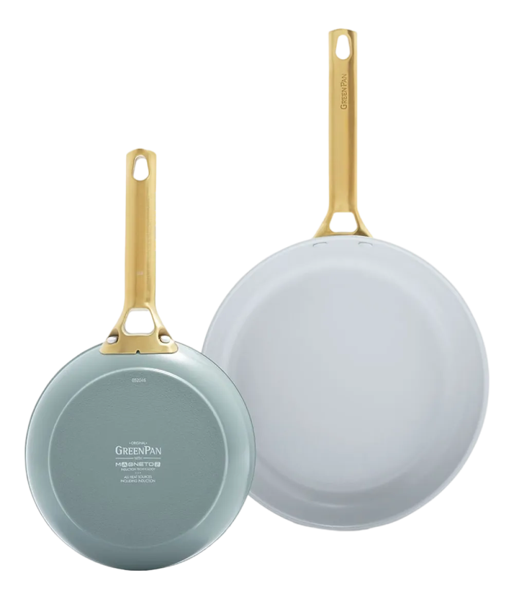 GreenPan Pannenset Padova Smokey Blue Met Keramische Antikleeflaag Discount