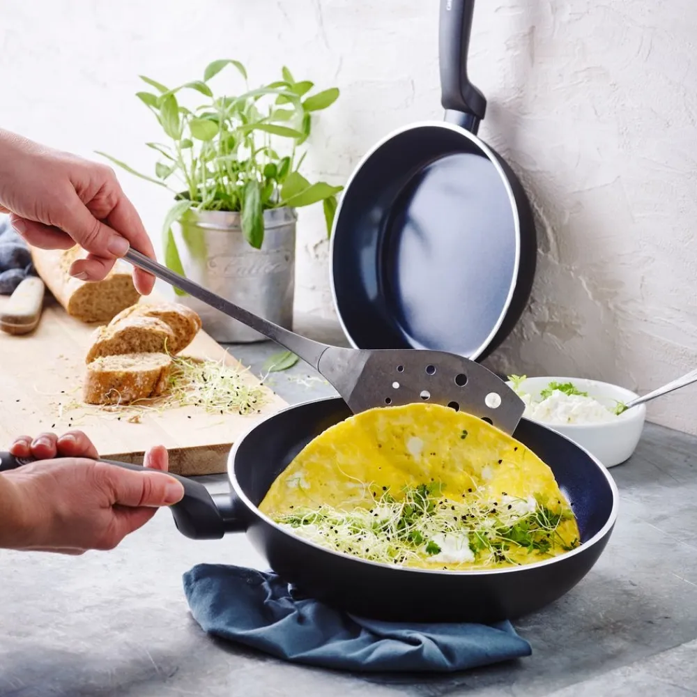 GreenPan Pannenset Torino Met Keramische Antikleeflaag (3-delig)