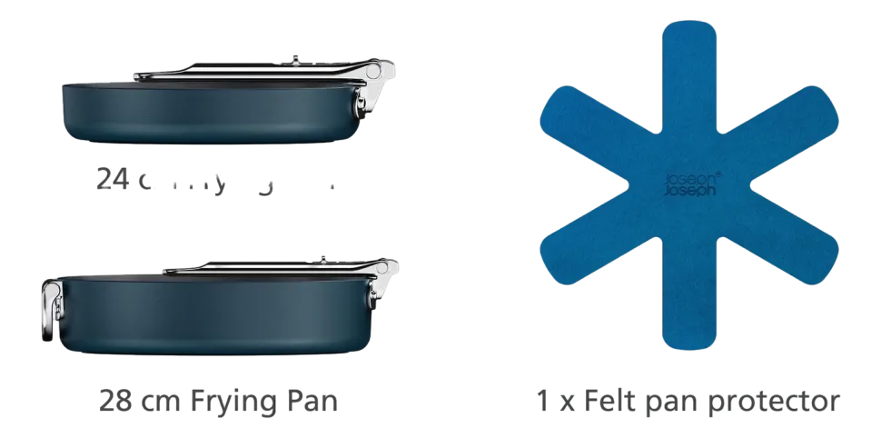Pannenset Joseph Joseph Space Blauw (3-delig)