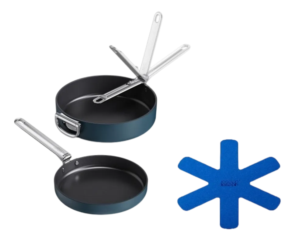 Pannenset Joseph Joseph Space Blauw (3-delig)