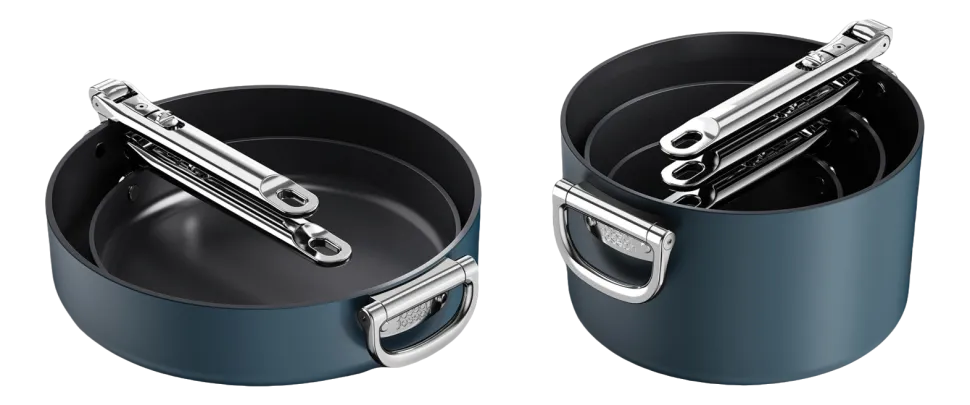 Pannenset Joseph Joseph Space Blue (5-Delig)