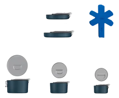 Pannenset Joseph Joseph Space Blue (5-Delig)