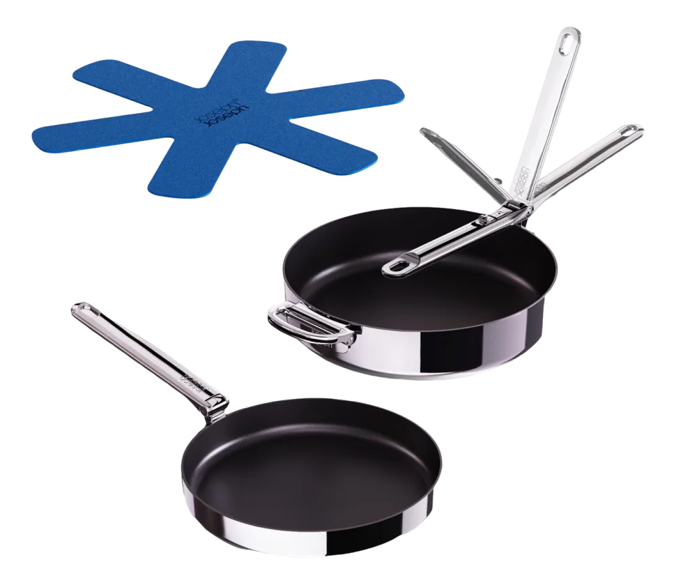 Pannenset Joseph Joseph Space Steel Non-Stick (2-Delig)