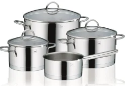 Pannenset Kela Cailin Zilver (4-Delig)