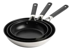 Pannenset KitchenAid Classic Stainless Steel 20 cm, 24 cm & 28 cm (3-delig)