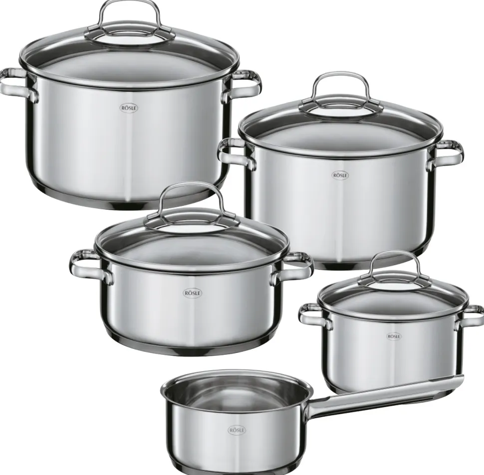 Pannenset Rösle Elegance 5-delig