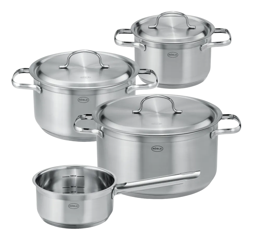 Pannenset Rösle Pure Elements (4-Delig)