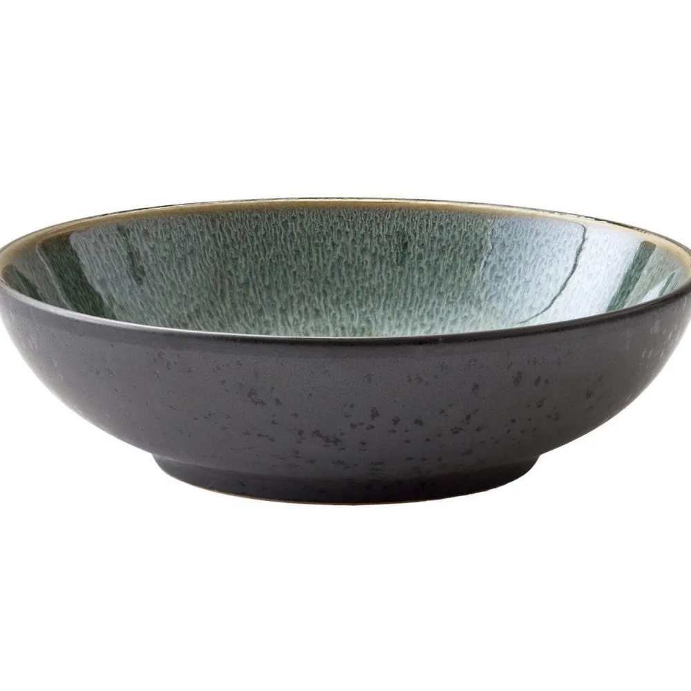Bitz Pastabord Schaal Gastro Zwart Groen 20 cm Best