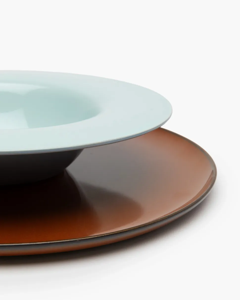 Pastabord Serax Terres De Rêves Tableware By Anita Le Gr Light Blue Smoky Blue S 21,3 cm