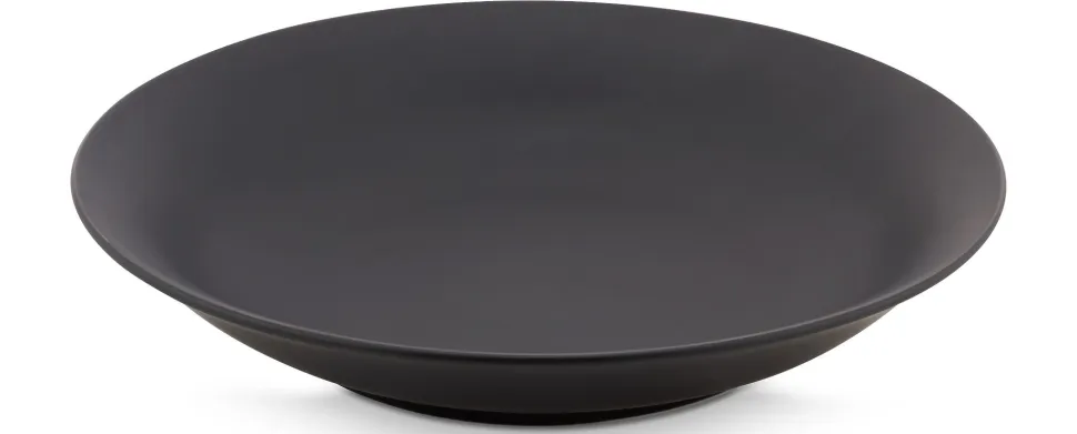 Pastabord vtwonen Matt Black 25.5 cm (Set van 6)