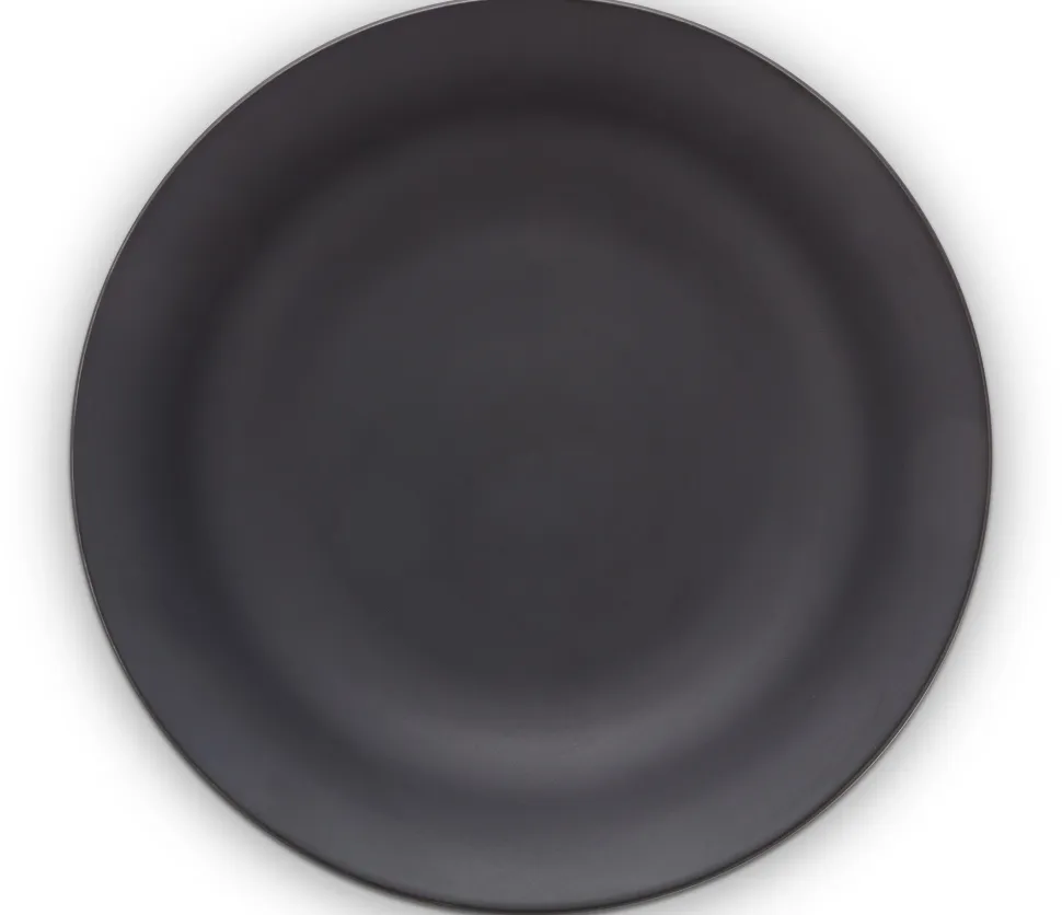 Pastabord vtwonen Matt Black 25.5 cm (Set van 6)