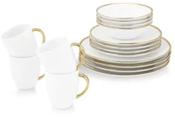 Pastabord vtwonen White Gold 25.5 cm (Set van 2)