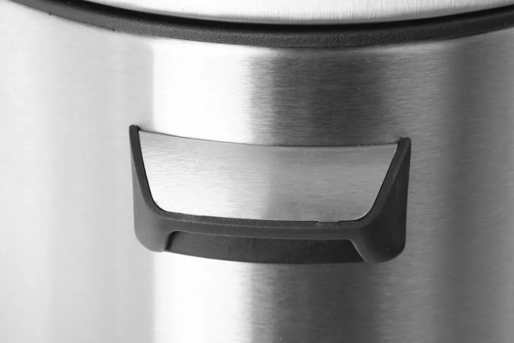EKO Pedaalemmer Belle Deluxe Mat Zilver RVS 12L Hot