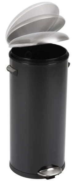 EKO Pedaalemmer Belle Deluxe Zwart RVS 30L Best