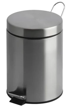 EKO Pedaalemmer Classic Mat Zilver Inox 5L Hot