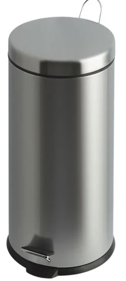 Pedaalemmer EKO Classic Mat Zilver RVS 30L