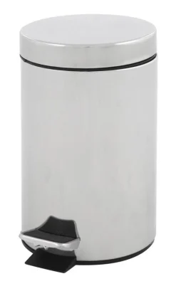 EKO Pedaalemmer Classic Zilver Inox 3L