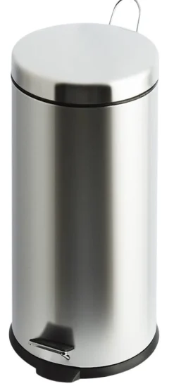 Pedaalemmer EKO Classic Zilver Inox 30L