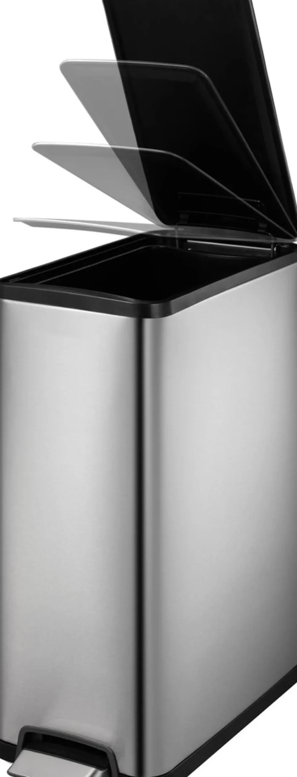 EKO Pedaalemmer Ecoslim Recycle Step Bin 2x20L Mat RVS Clearance