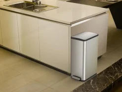 EKO Pedaalemmer Ecoslim Recycle Step Bin 2x20L Mat RVS Clearance