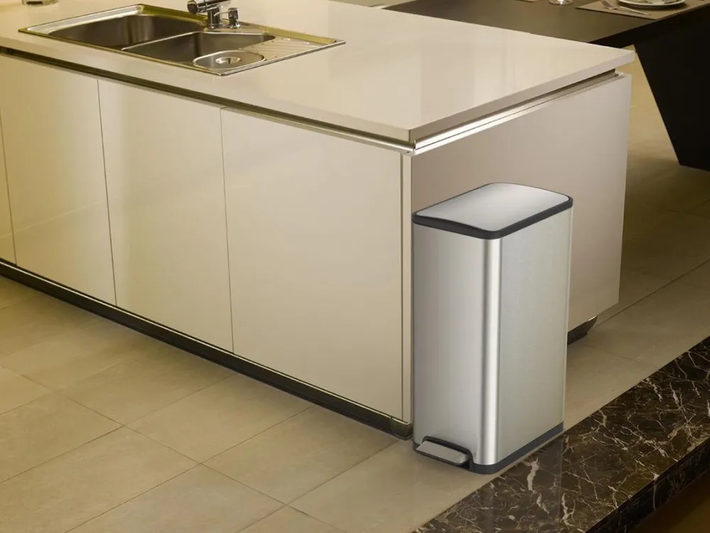 EKO Pedaalemmer Ecoslim Recycle Step Bin 2x20L Mat RVS Clearance