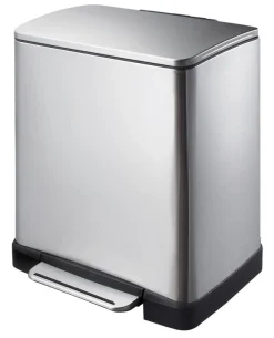EKO Pedaalemmer E-Cube Mat Zilver RVS 20L New