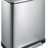 Pedaalemmer EKO E-Cube Mat Zilver Inox 50L