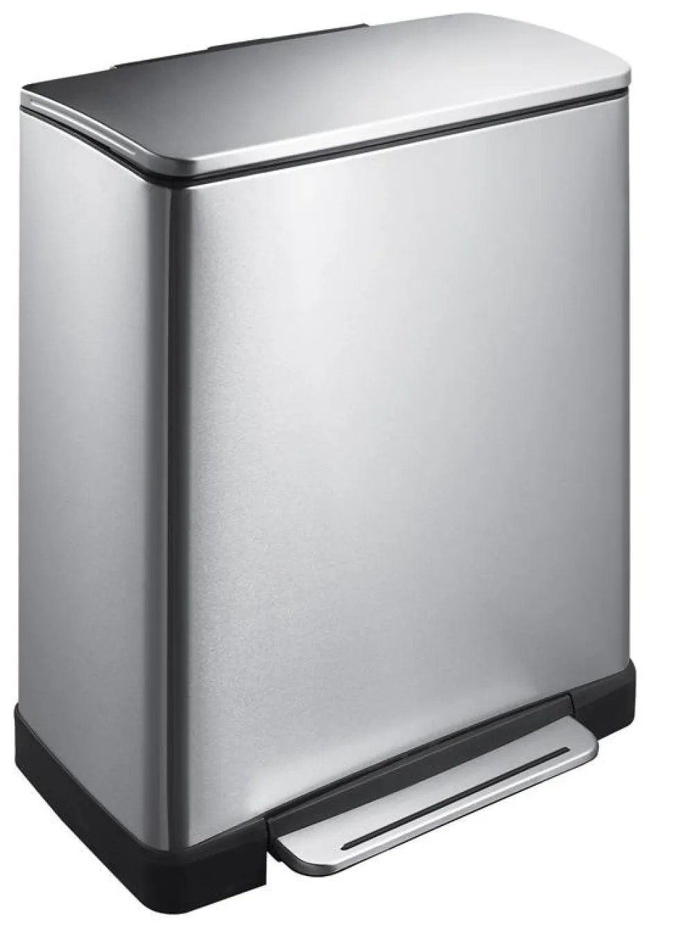 Pedaalemmer EKO E-Cube Mat Zilver Inox 50L
