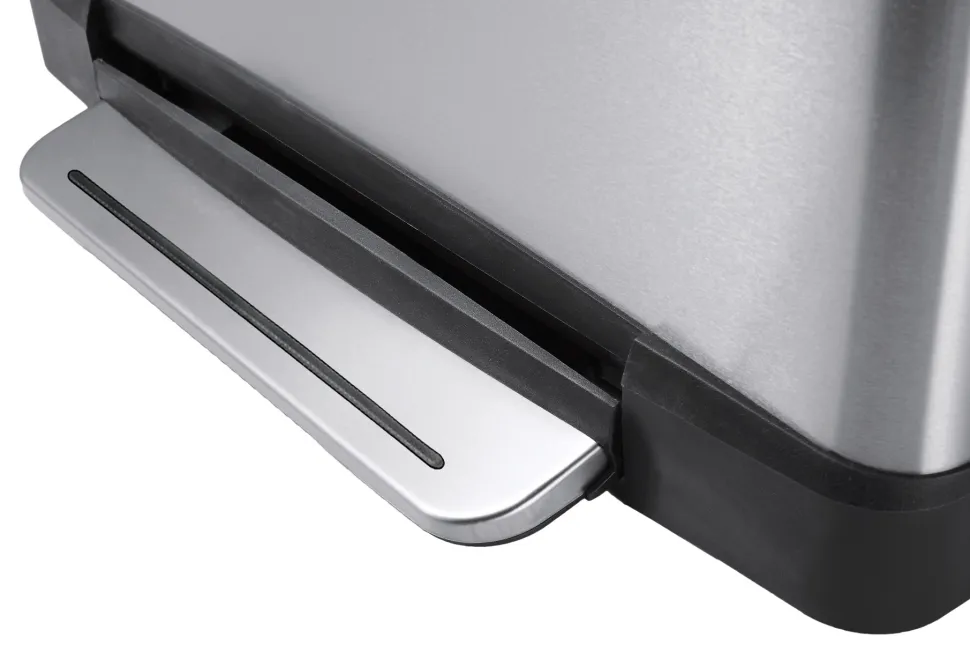 Pedaalemmer EKO E-Cube Mat Zilver Inox 50L