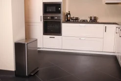 Pedaalemmer EKO E-Cube Mat Zilver Inox 50L