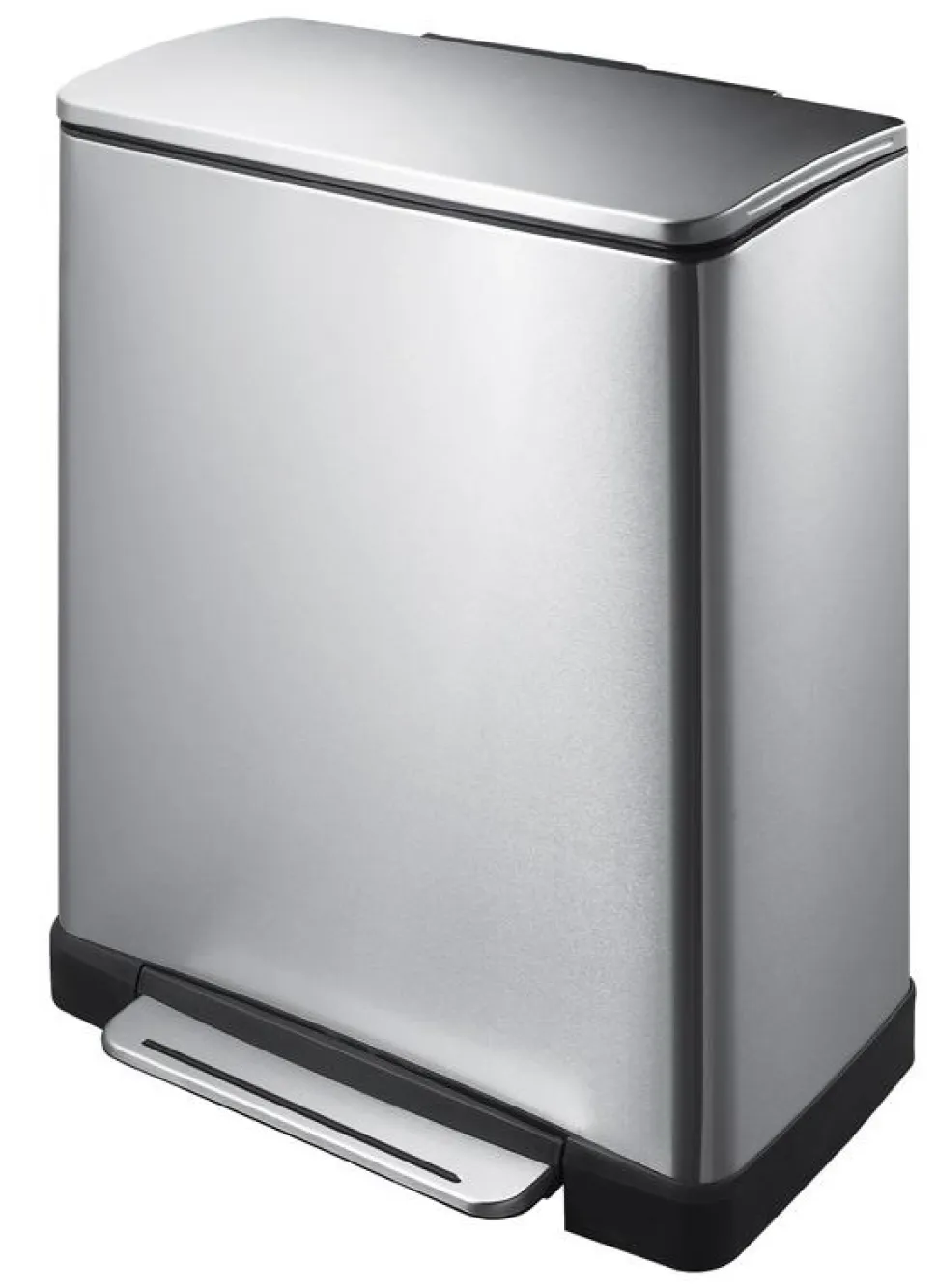 Pedaalemmer EKO E-Cube Mat Zilver Inox 50L