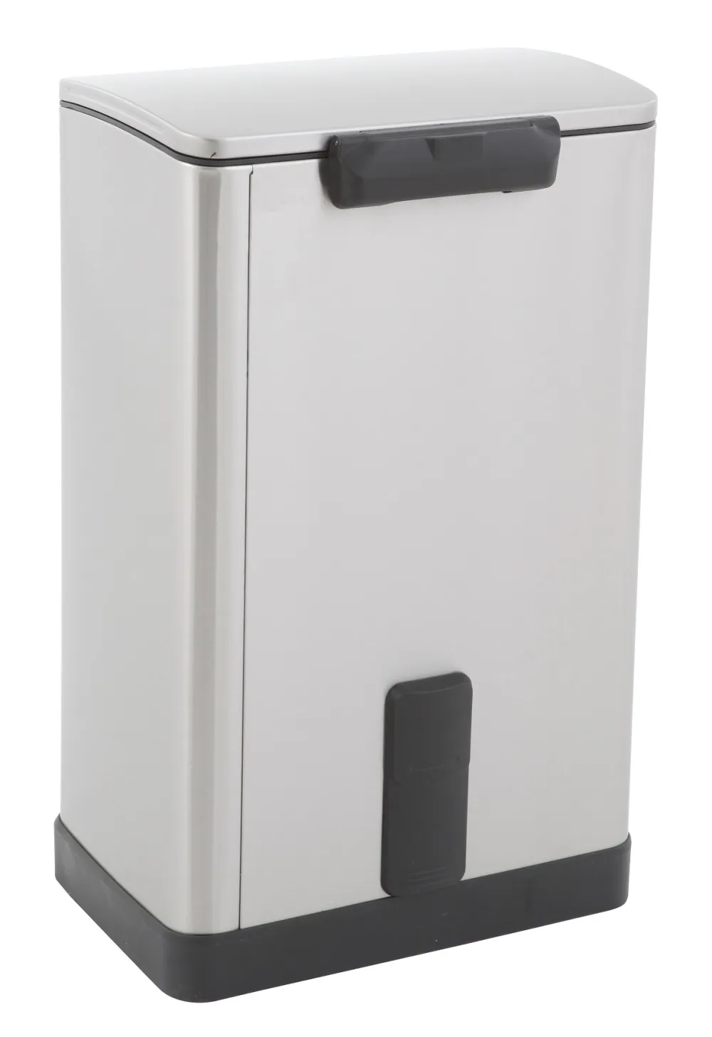 EKO Pedaalemmer E-Cube Mat Zilver RVS 40L